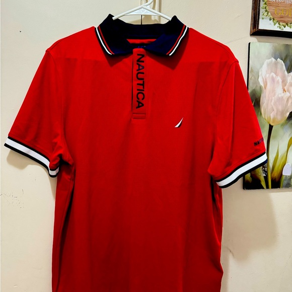 Nautica SUSTAINABLY CRAFTED NAVTECH CLASSIC FIT POLO M - Picture 1 of 12